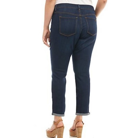 Jessica Simpson Ventura forever cropped rolled jeans plus size 20 - Picture 7 of 8